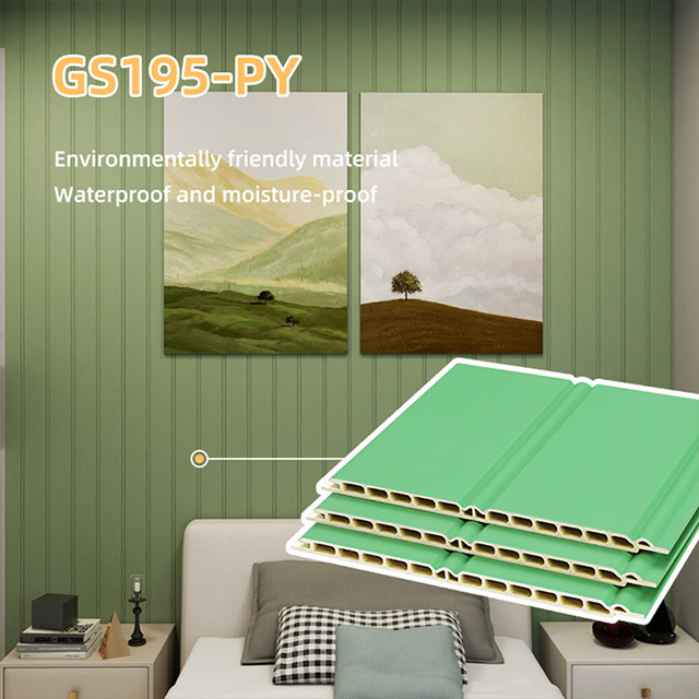 placas ocas da parede de 195*9mm WPC