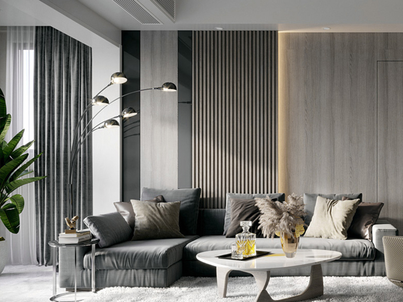 Pain&eacute;is de parede ocos WPC