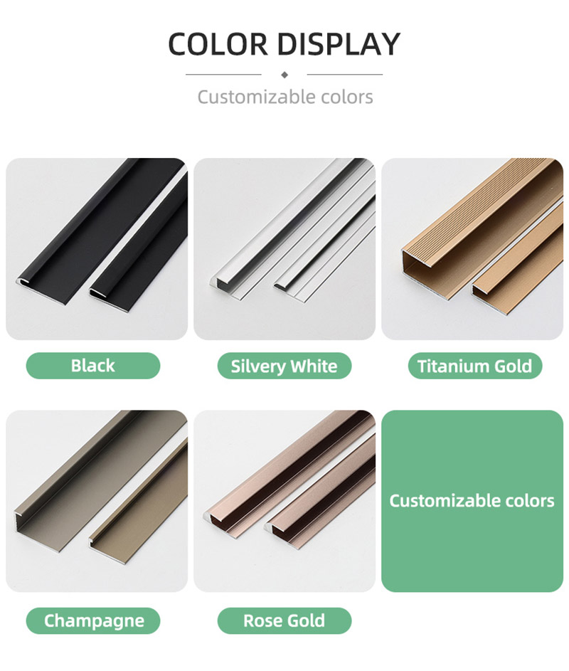 Acabamento de borda quadrada de piso laminado