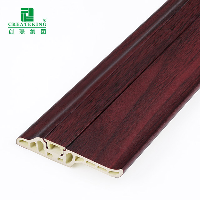 Rodapé de língua de cordeiro em PVC de 68 * 17 mm
