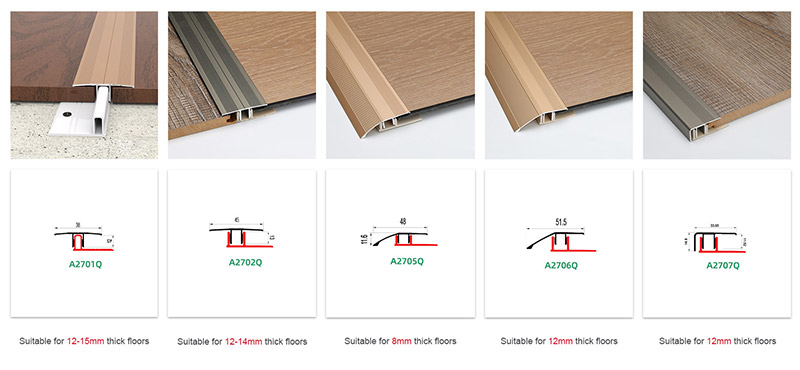 Redutor de piso de liga de alum&iacute;nio