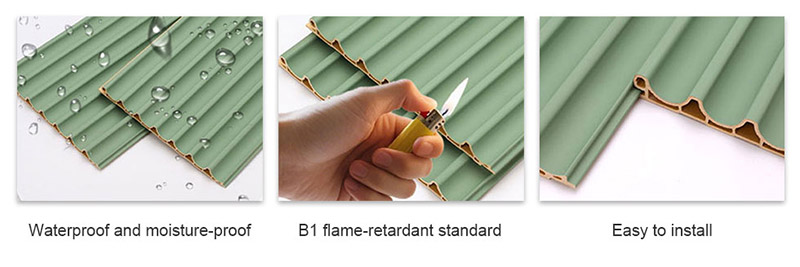 Painel de parede de arco interno de PVC