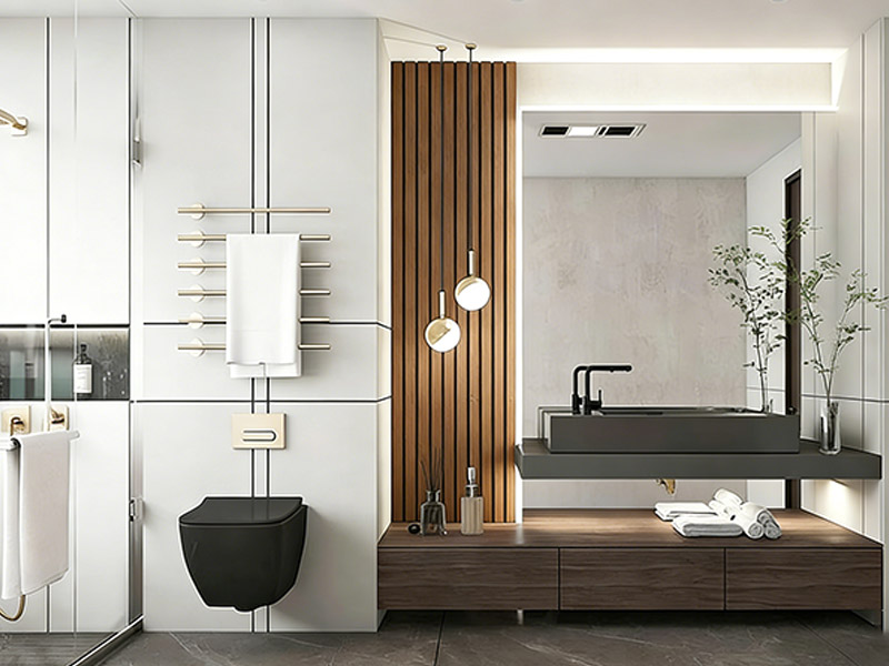 Um painel de parede WPC pode ser usado em um banheiro?