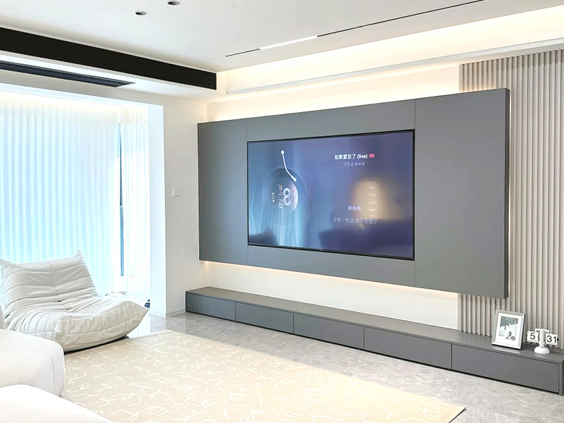 Como esconder cabos atrás da parede？