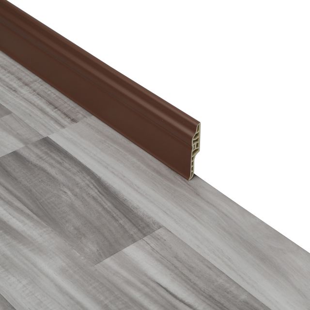 68 mm de altura à prova d'água Textura de madeira Piso de vinil PVC Rodapé-SDF68