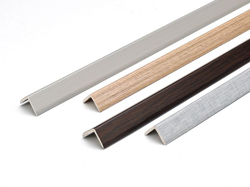 Tiras de borda de piso de PVC em forma de L de 13 * 13 mm