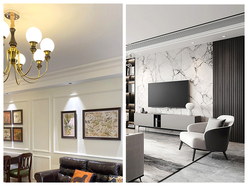 Você pode usar painéis de PVC em vez de drywall?