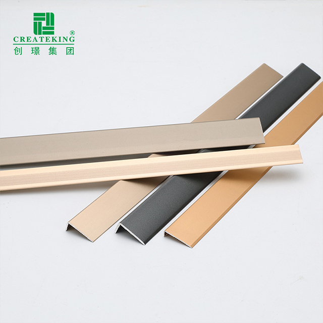 Acabamento de borda de piso de alumínio em forma de L de 7x15mm