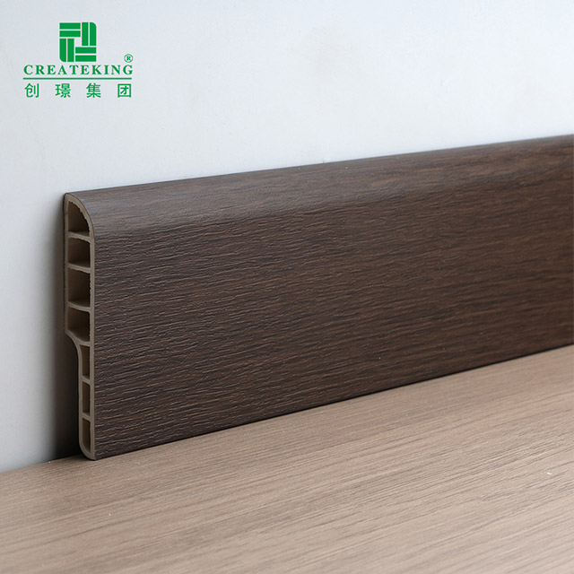 rodapé de lápis de PVC de 70 * 12 mm