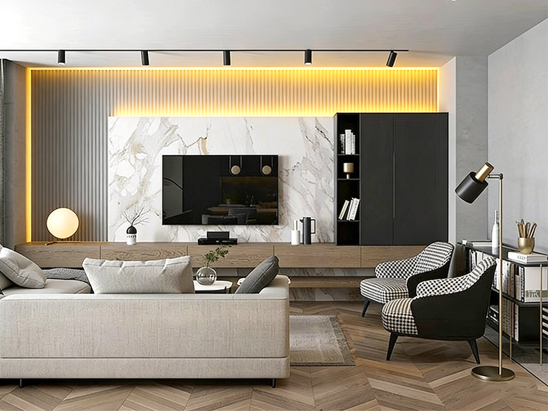 Pain&eacute;is de parede WPC