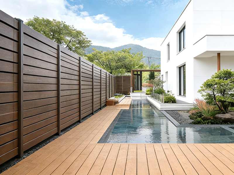 Um painel WPC é bom para uso externo?