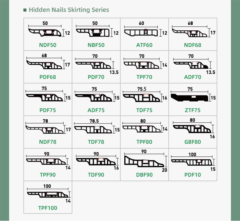 Rodap&eacute; de piso de PVC
