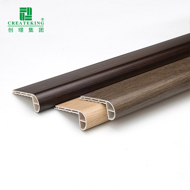 tiras de nariz de escada SPC de 75 * 25 mm