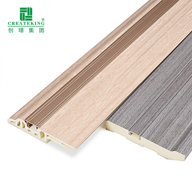 75*15mm PVC Lambs Língua Escondida Prego Rodapé