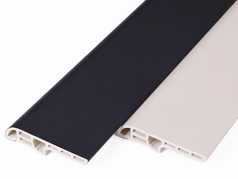 rodap&eacute; de l&aacute;pis de PVC de 60 * 13 mm
