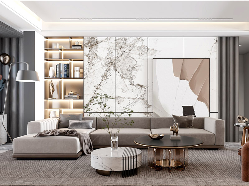 Para que são utilizadas as folhas de mármore de PVC?