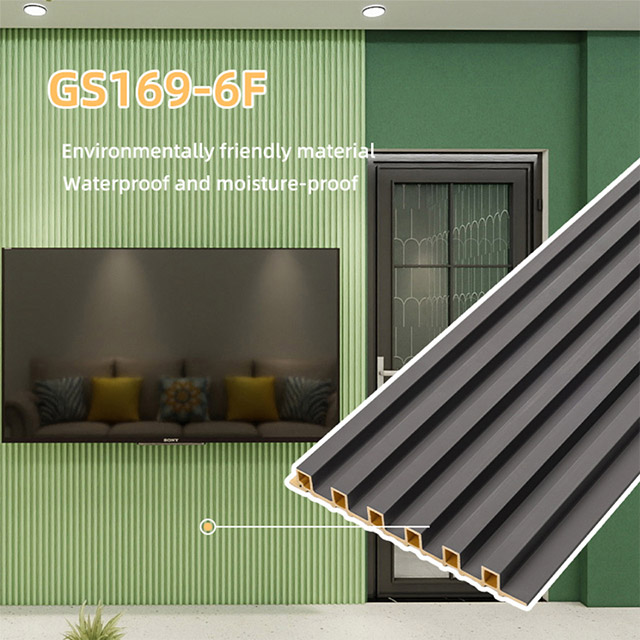 painéis de parede canelados retangulares de 169*17,8 mm