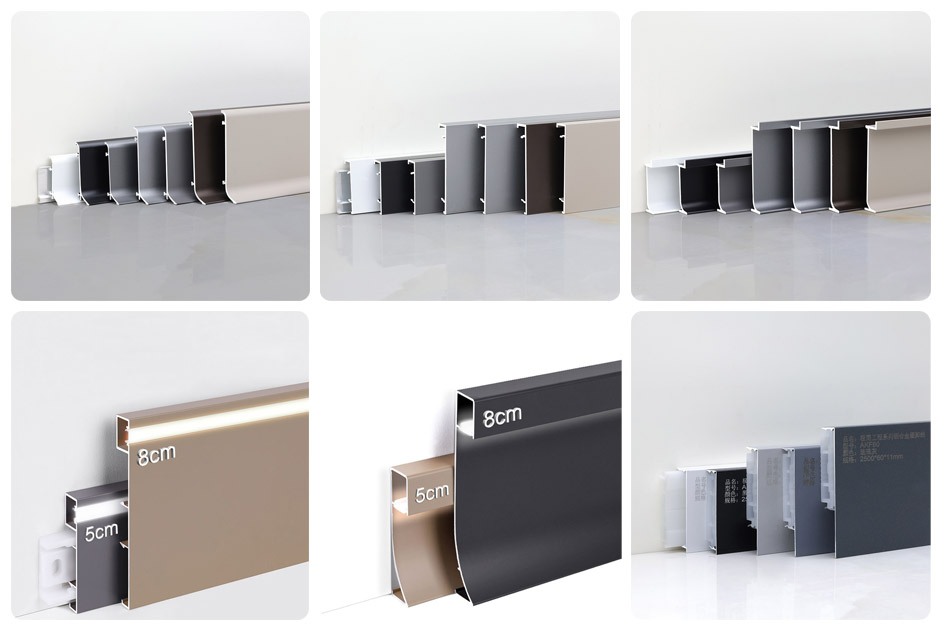 Quais são os benefícios do rodapé de alumínio?