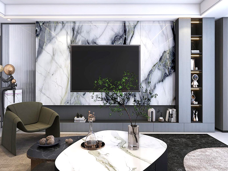 Qual é o preço de uma folha de mármore com revestimento UV?