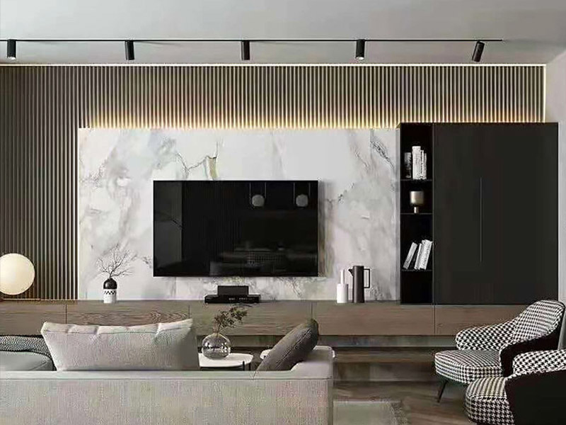 Grades de ripas WPC e pain&eacute;is de parede em PVC