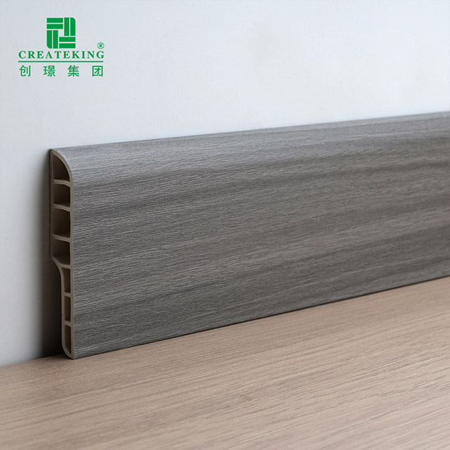 rodapé de lápis de PVC de 70 * 12 mm