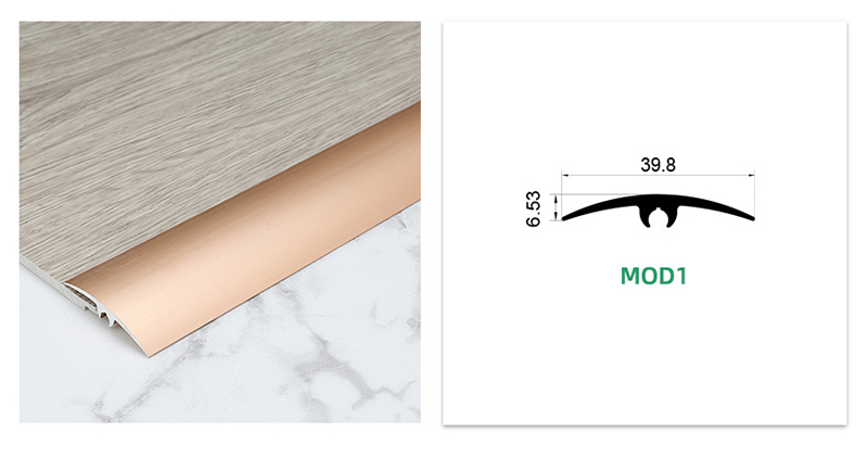 Acabamento universal para cobertura de piso