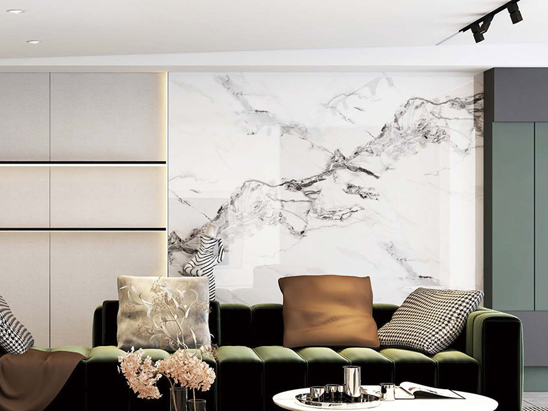 Pain&eacute;is de parede de m&aacute;rmore