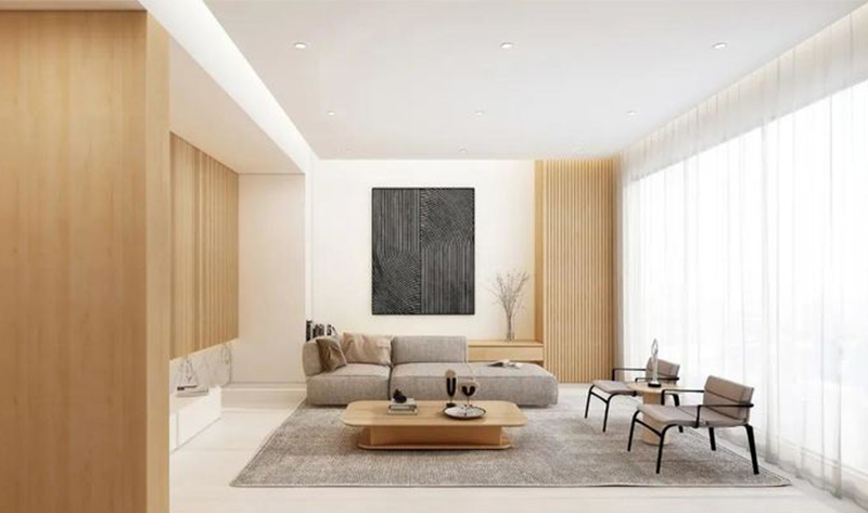 interior do painel de parede wpc