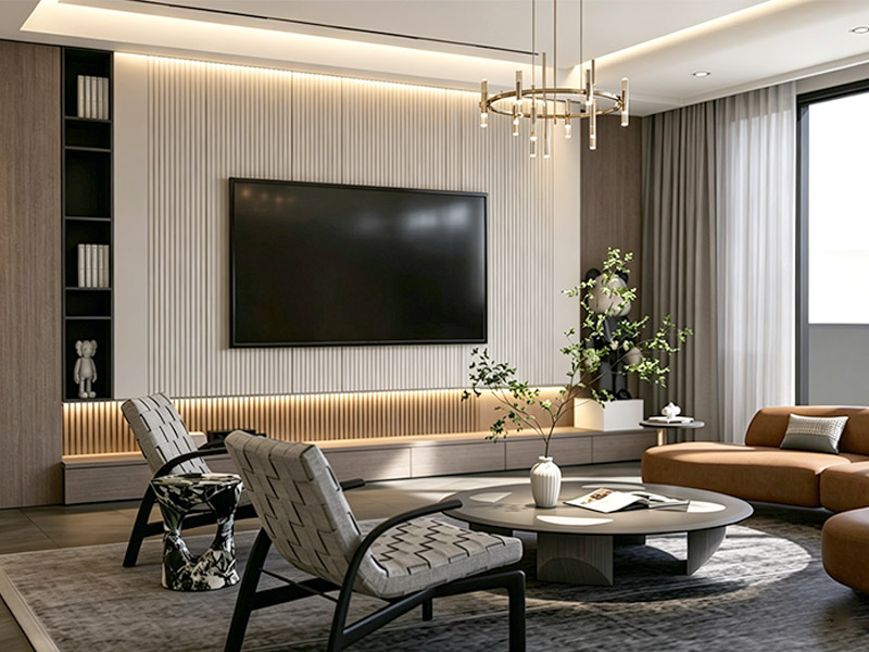 Como decorar uma parede que tem TV?