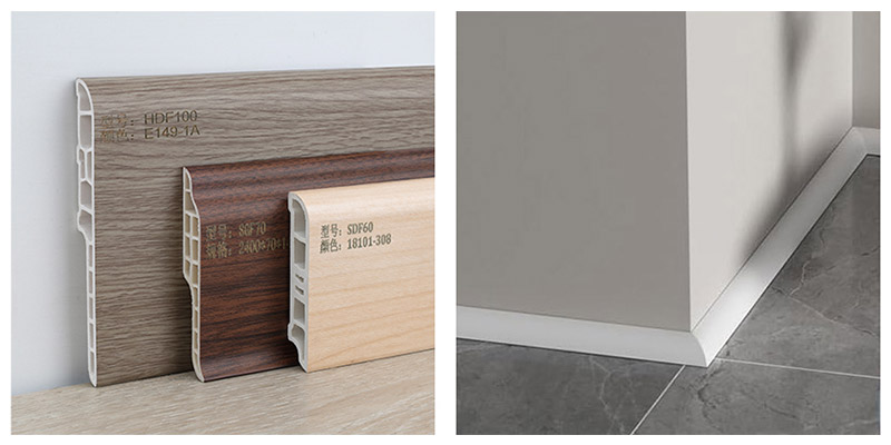 Rodap&eacute;s, quarto redondo ou acabamento em forma de L