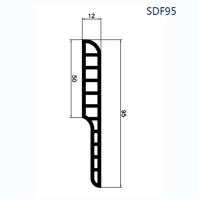 Rodapé de Parede SDF95