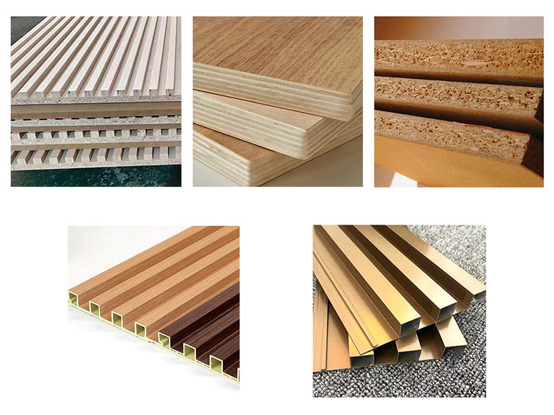 Quais são os diferentes tipos de paredes caneladas?