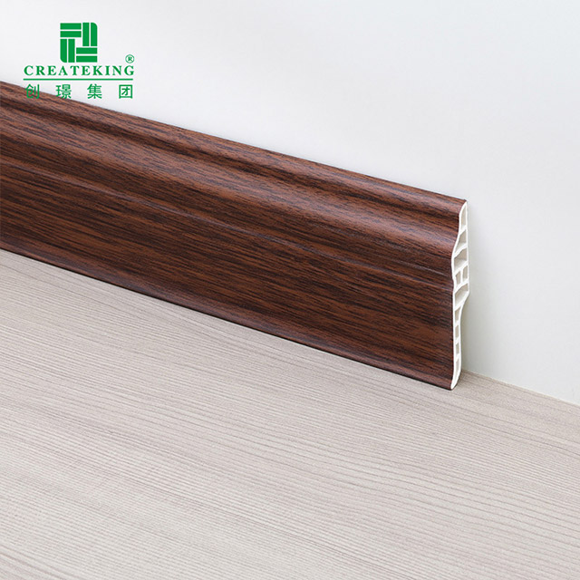 rodapé multifuncional em PVC de 68*16mm