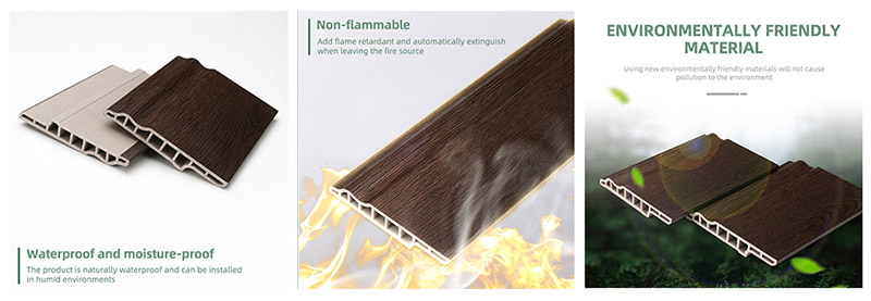 100*15mm PVC Cordeiros L&iacute;ngua Rodap&eacute;