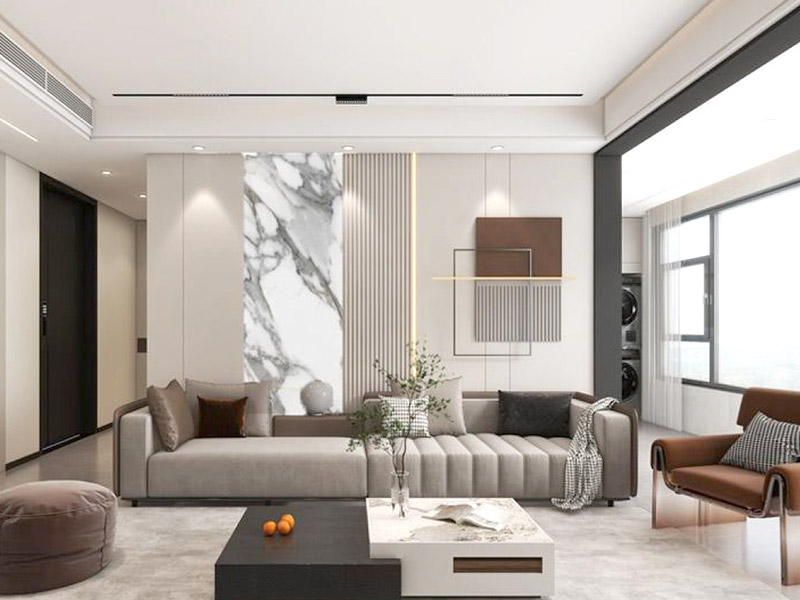 Folha de m&aacute;rmore com revestimento UV