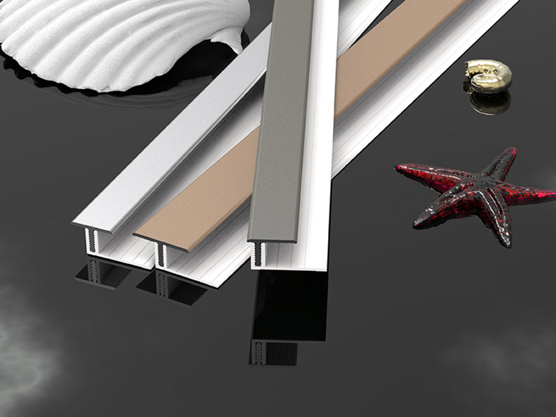 Molduras de piso de liga de alum&iacute;nio em forma de T