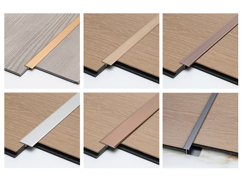 Acabamento de borda de piso em liga de alumínio em forma de T | Uma solução de transição de piso durável e elegante