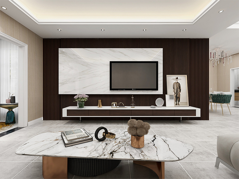 Painel de parede ranhurado WPC