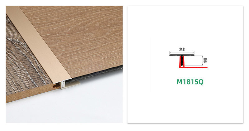 Moldagem em T de alum&iacute;nio