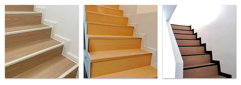 Tiras para escadas em forma de F