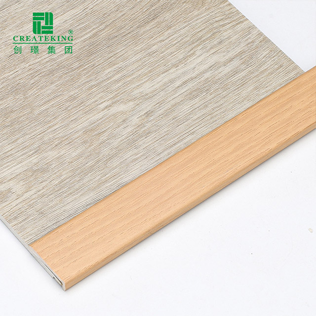 Tira de borda de piso SPC em forma de L de 24 * 4 mm