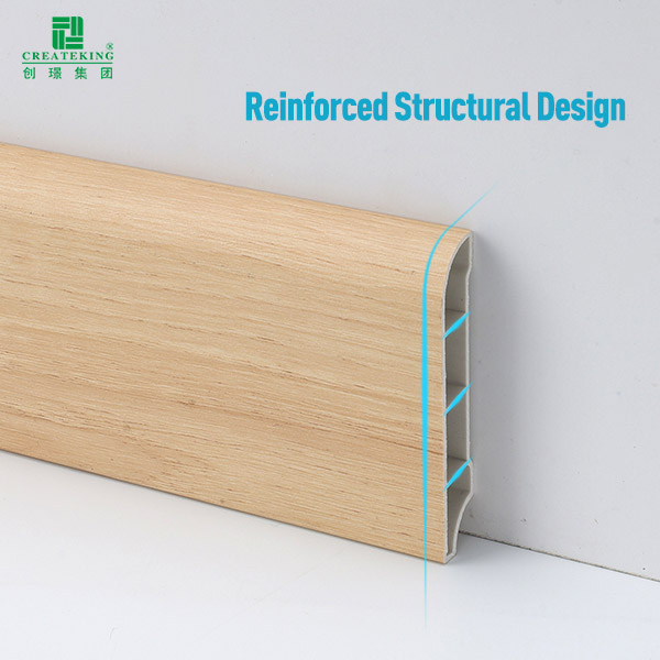 Contorno de parede SPC de 60*12mm