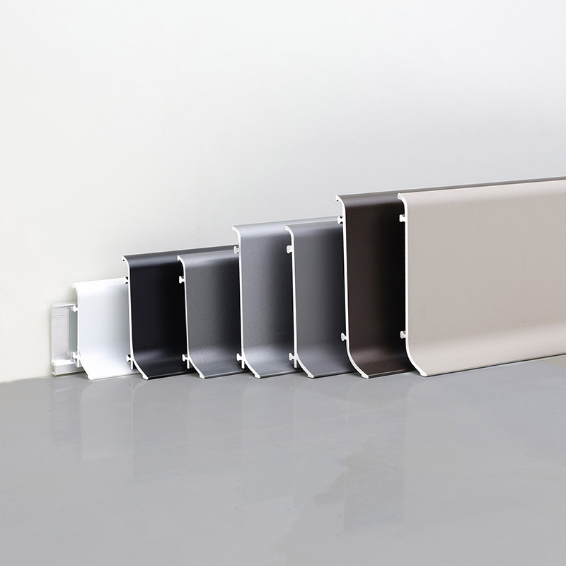 Processo de coloração de superfície de rodapé de liga de alumínio