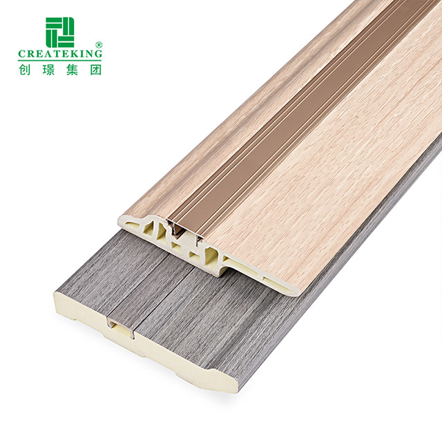 75*15mm PVC Lambs Língua Escondida Prego Rodapé