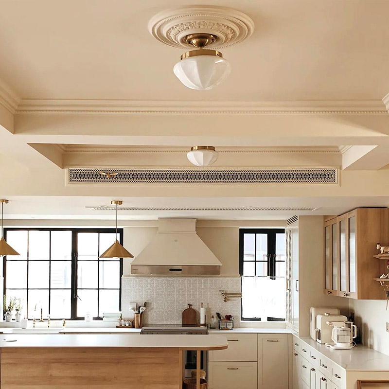 6 designs criativos de teto de PVC para sala de estar