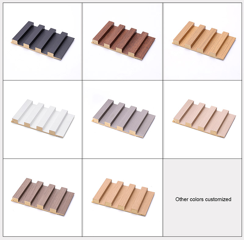 Pain&eacute;is de parede s&oacute;lida canelados ecol&oacute;gicos de 159 * 16 mm 