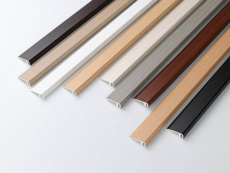 Guarni&ccedil;&otilde;es de borda de piso de PVC em forma de F de 30 * 10,5 mm