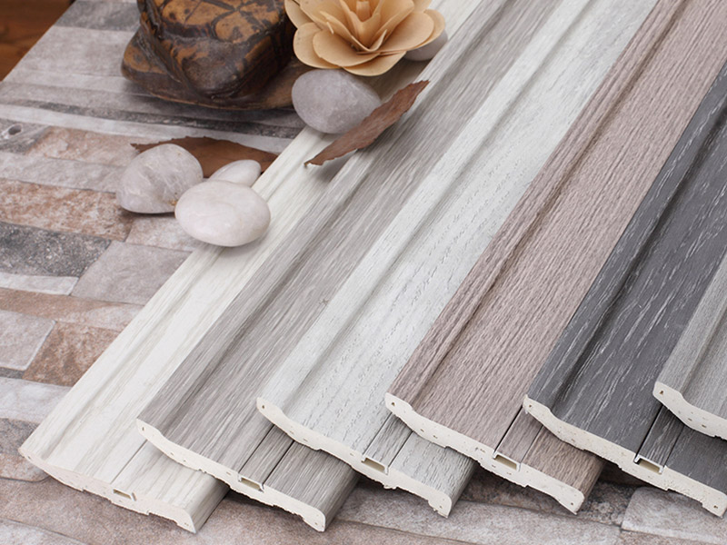 75*15mm PVC escondido prego rodap&eacute; s&oacute;lido