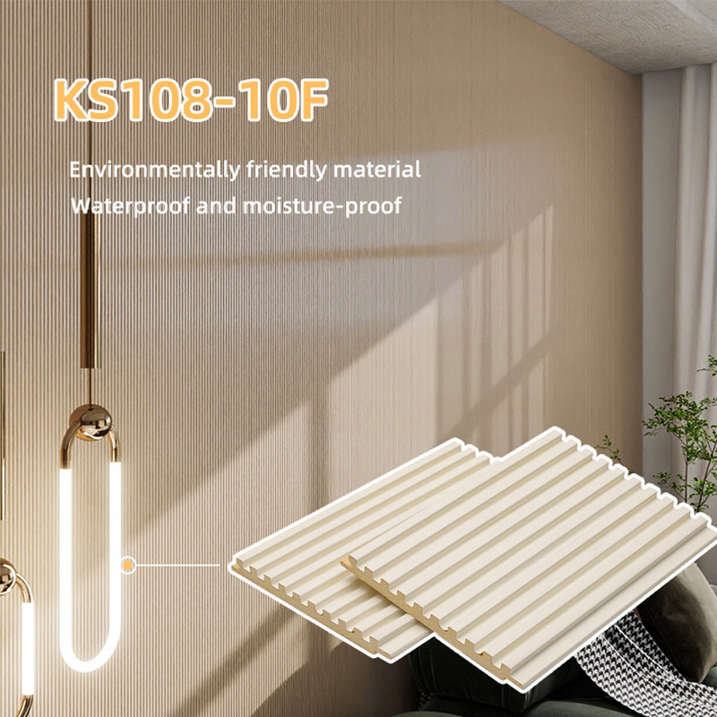 Grade s&oacute;lida canelada de PVC de 108 * 9,2 mm