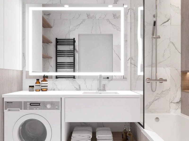 Posso usar uma folha de mármore de PVC no banheiro?